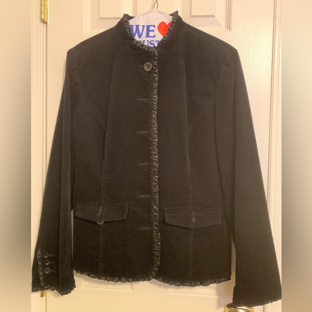 Gently used black Corduroy jacket